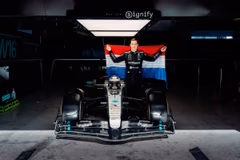 Histórico: Joshua Duerksen conduce por primera vez un Fórmula 1