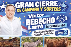 Candidatos preparan cierres con sorteos y shows en Misiones