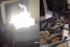 Incendian vehículo de periodista de C9N en Yasy Kañy