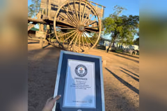 El Chaco logra un Récord Guinness con la carreta más grande