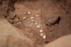 Hallan 13 monedas coloniales en el templo de Yaguarón