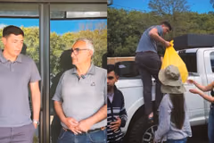 “Tacuara” Cardozo llevó donaciones a familias damnificadas en Ayolas