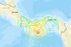 Terremoto de 7,7 causa pánico y alerta de tsunami en Panamá