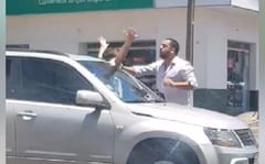 Bocinazo terminó en agresión en el tránsito