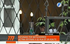 Padre defiende a su hija y es asesinado por motochorros