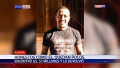 Habla joven que encontró más de G. 50 millones y los devolvió