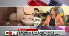 Intendenta justifica falta de baños en escuela
