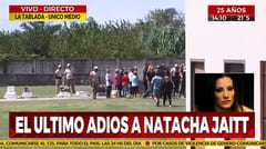 Despiden a Natacha Jaitt en medio de especulaciones sobre su muerte
