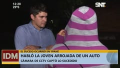 Habla mujer que se lanzó de auto para evitar abuso