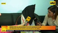 Capturan a adolescente por asesinato de niña en el bañado