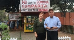 Habilitan «kiosko solidario» para carenciados durante Semana Santa
