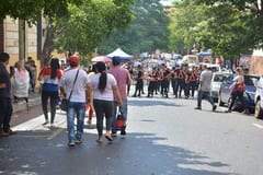 Detienen a manifestantes por portar arma blanca