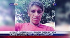Hombre le prende fuego a su pareja embarazada