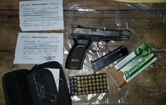 Hallan arma en bolso de esposa de alemán asesinado
