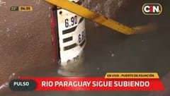 Nivel del río sube y se anuncian más lluvias