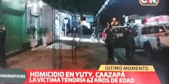 Acribillan a un hombre en Yuty