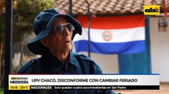 Veteranos del Chaco repudian feriado móvil