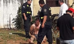 Policía balea a hombre que violentó a su pareja