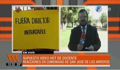 Escándalo en colegio por video sexual de docente