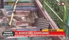 Clausuran mirador de Ita Pytã Punta por peligro de derrumbe