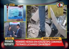 Ataque en Liberación: Herido se encuentra estable