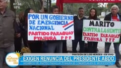 Manifestantes piden renuncia de Abdo Benítez