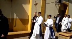 Policía detiene a dos personas tras escrache a Monseñor
