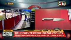 Vecinos reducen a delincuente luego de asaltar a estudiante