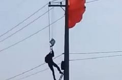 Paracaidista termina estrellado contra tendido eléctrico en Paraguarí