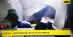 Techo de comedor se desploma en el Mercado 4