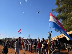Labriegos deciden abandonar propiedad ante inminente desalojo
