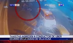 Taxistas someten a golpiza a conductor de Uber en Villa Elisa