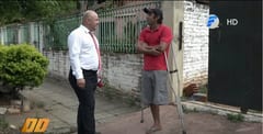 Joven sale adelante pese a amputación de una pierna