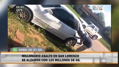 Delincuentes se alzan con G. 125 millones en San Lorenzo