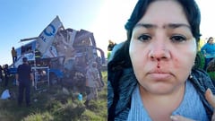 Pasajera de bus siniestrado asegura que “volvió a nacer”