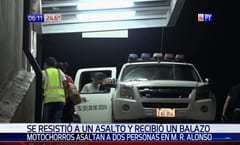 Motochorros hieren a un hombre en intento de asalto