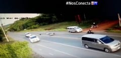 Giro a la izquierda causa choque y deja en grave estado a motociclista