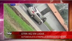 Mujer se resiste a control de tránsito y atropella a agentes en Luque