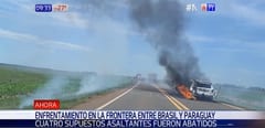 Cuatro asaltantes son abatidos en frontera con Brasil
