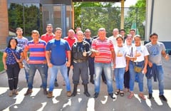 Guardiacárceles se manifiestan en Villarrica