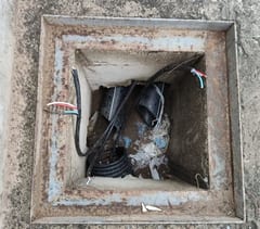 Túnel sufre inundación a causa de robo de cableado