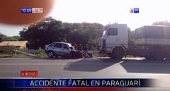 Choque frontal acaba con la vida de un conductor