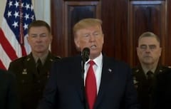 Trump anuncia sanciones contra Irán e invita a abrazar la paz