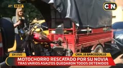 Quinceañera es detenida por querer rescatar a su novio “motochorro”