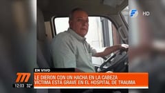 Hombre de 60 años es atacado con un hacha frente a su vivienda