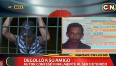 Hombre confiesa haber degollado a compañero de tragos