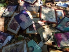 Tiran a la basura fotografías de excombatientes del Chaco