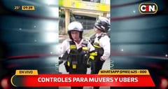 San Lorenzo controla a conductores de MUV y Uber