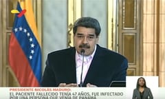 Maduro dice que paciente de Covid-19 murió porque “cometió un error”