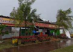 Tormenta azota Encarnación y genera destrozos